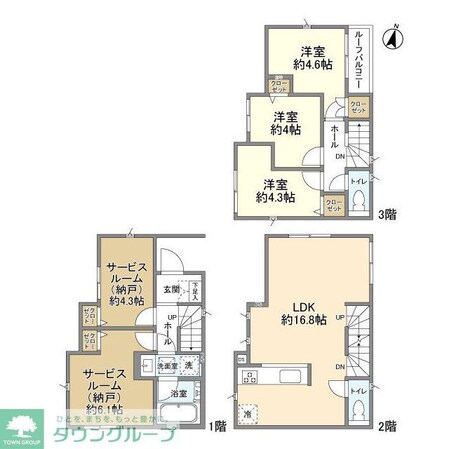Kolet中浦和#13の物件間取画像